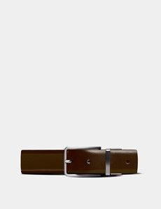 Black & Brown Reversible Formal Leather Belt