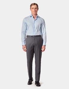 Slim Fit Blue Paisley Jacquard Curtis Shirt