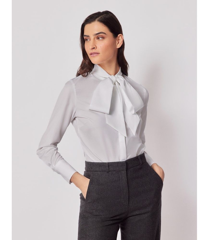 Bibiy ROSIE SHIRT KNIT NAVY (Navy) Collared Knit
