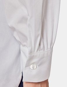 Relaxed Fit White Pintucked Boutique Shirt