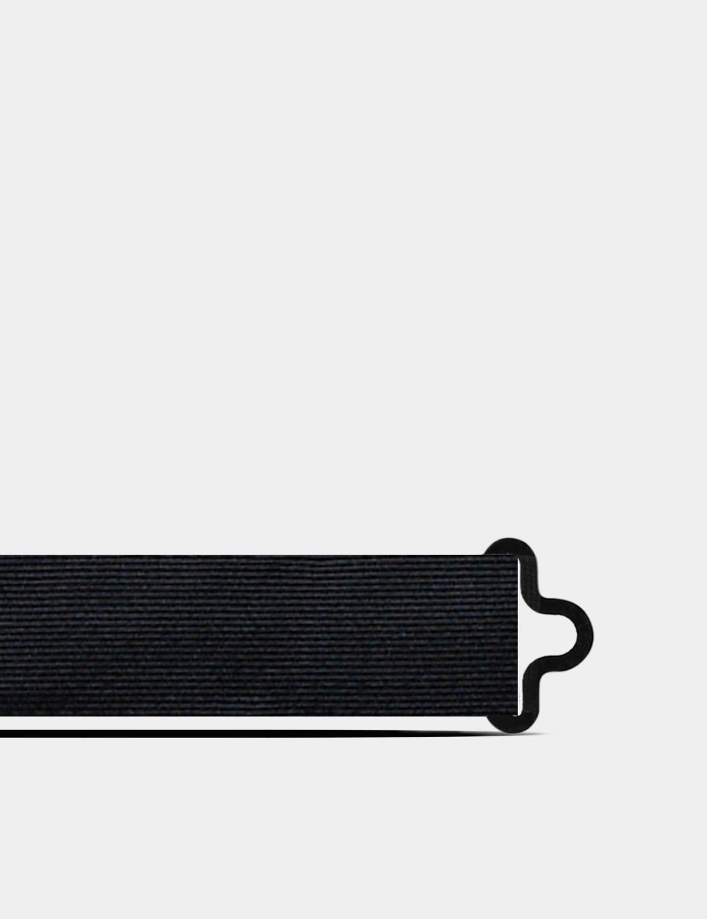 Black Repp Silk Bow Tie – Ready Tied-preview