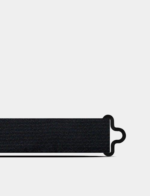 Black Repp Silk Large Bow Tie – Ready Tied-preview