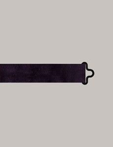 Dark Purple Velvet Bow Tie – Ready Tied-preview1