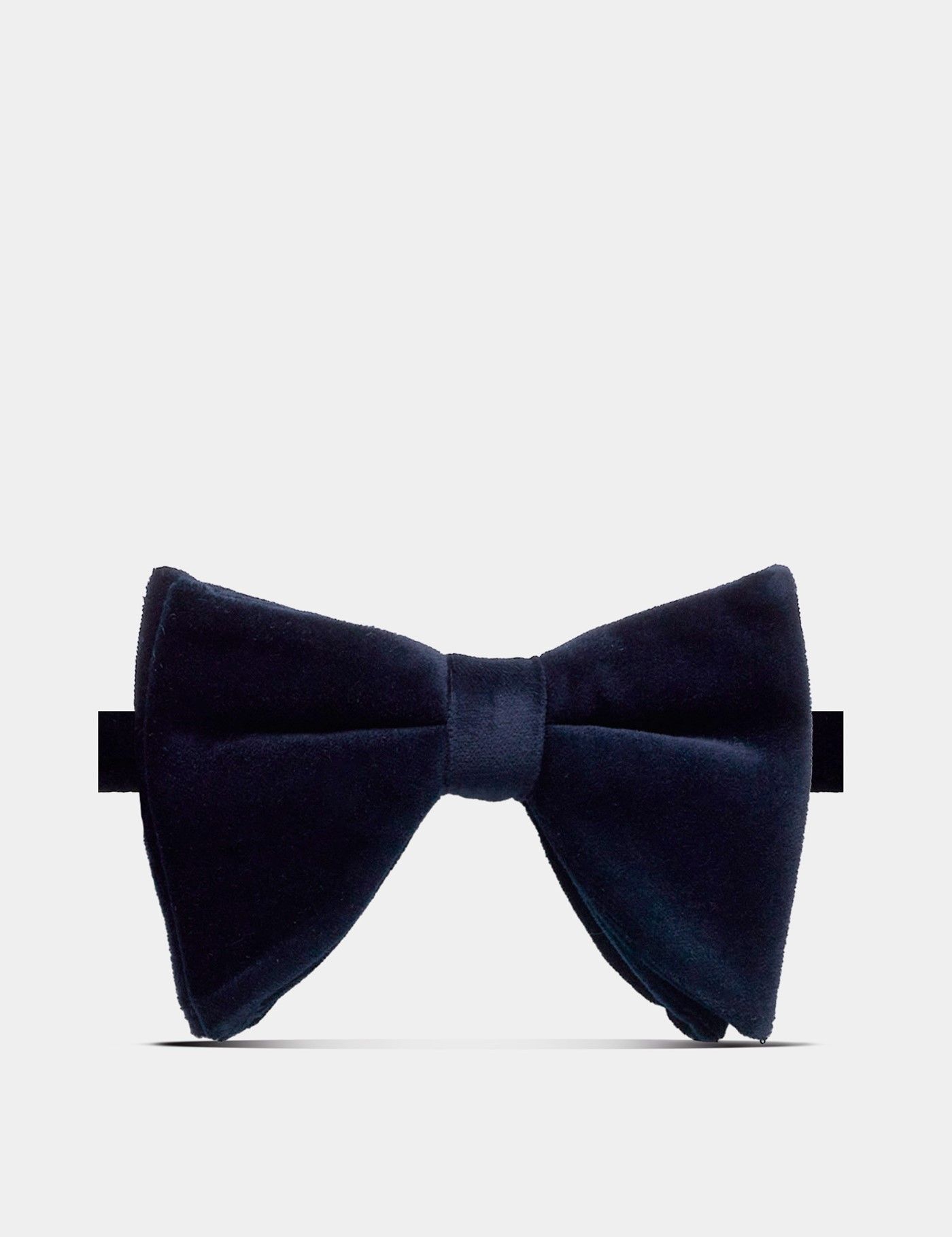 Navy Large Bow Tie – Ready Tied