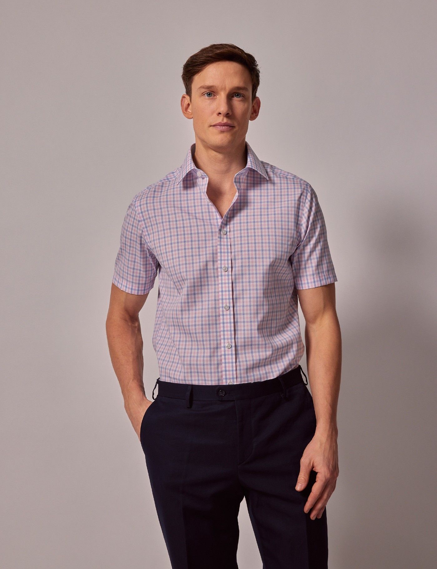 シャツ IONSEOUL Caroon Two Pocket Check Shirt JE378 シャツ IONSEOUL Caroon Two Pocket Check Shirt JE378 2PLAN
