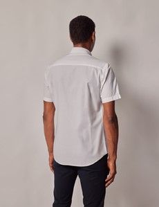 White Oxford Shirt - Short Sleeve-preview3