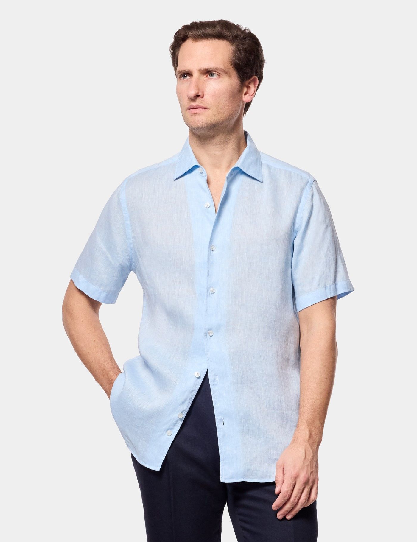 Short Sleeve Dress Shirts for Men | Hawes & Curtis