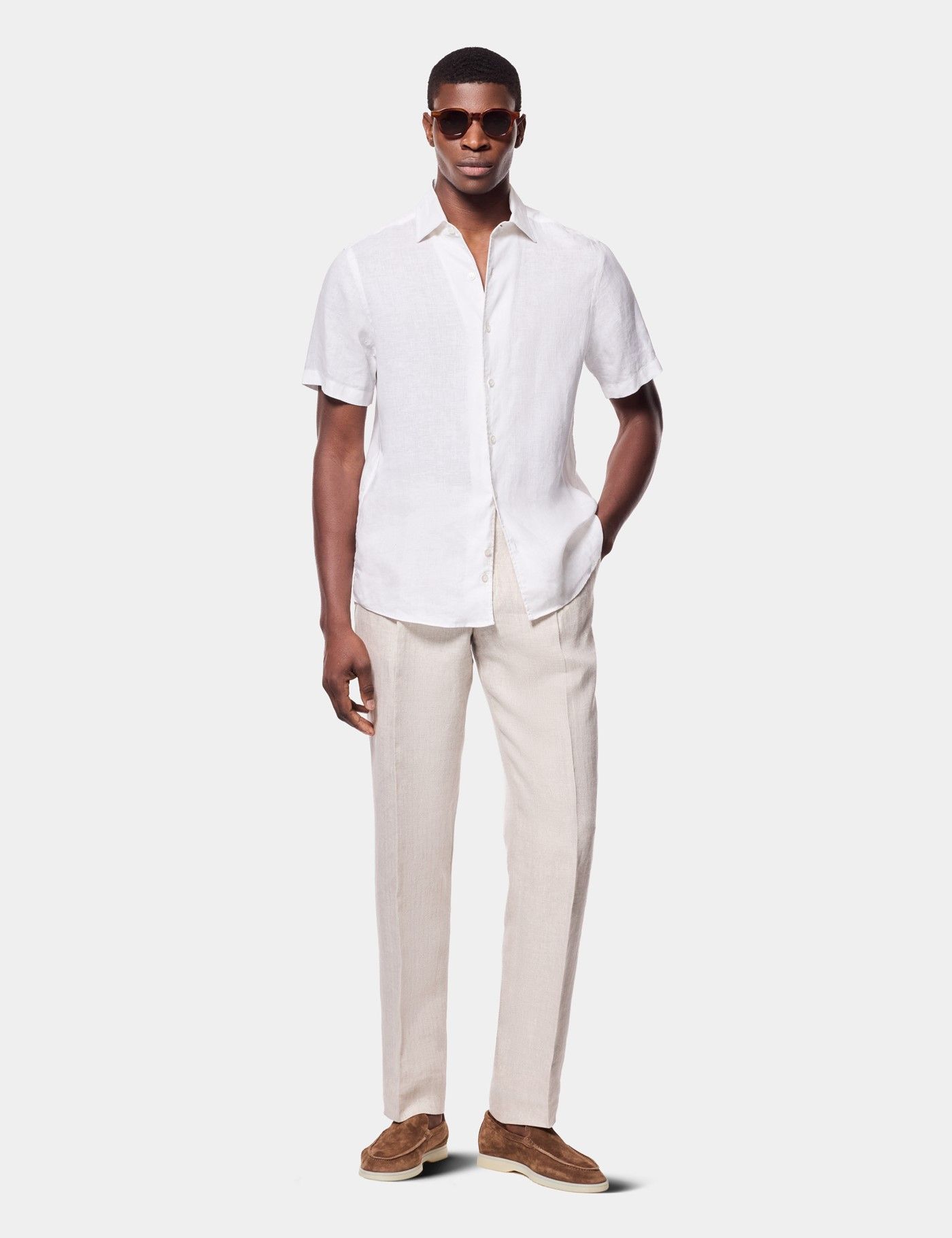 Short Sleeve Dress Shirts for Men | Hawes & Curtis