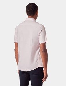 Slim Fit Pink Shirt - Short Sleeve