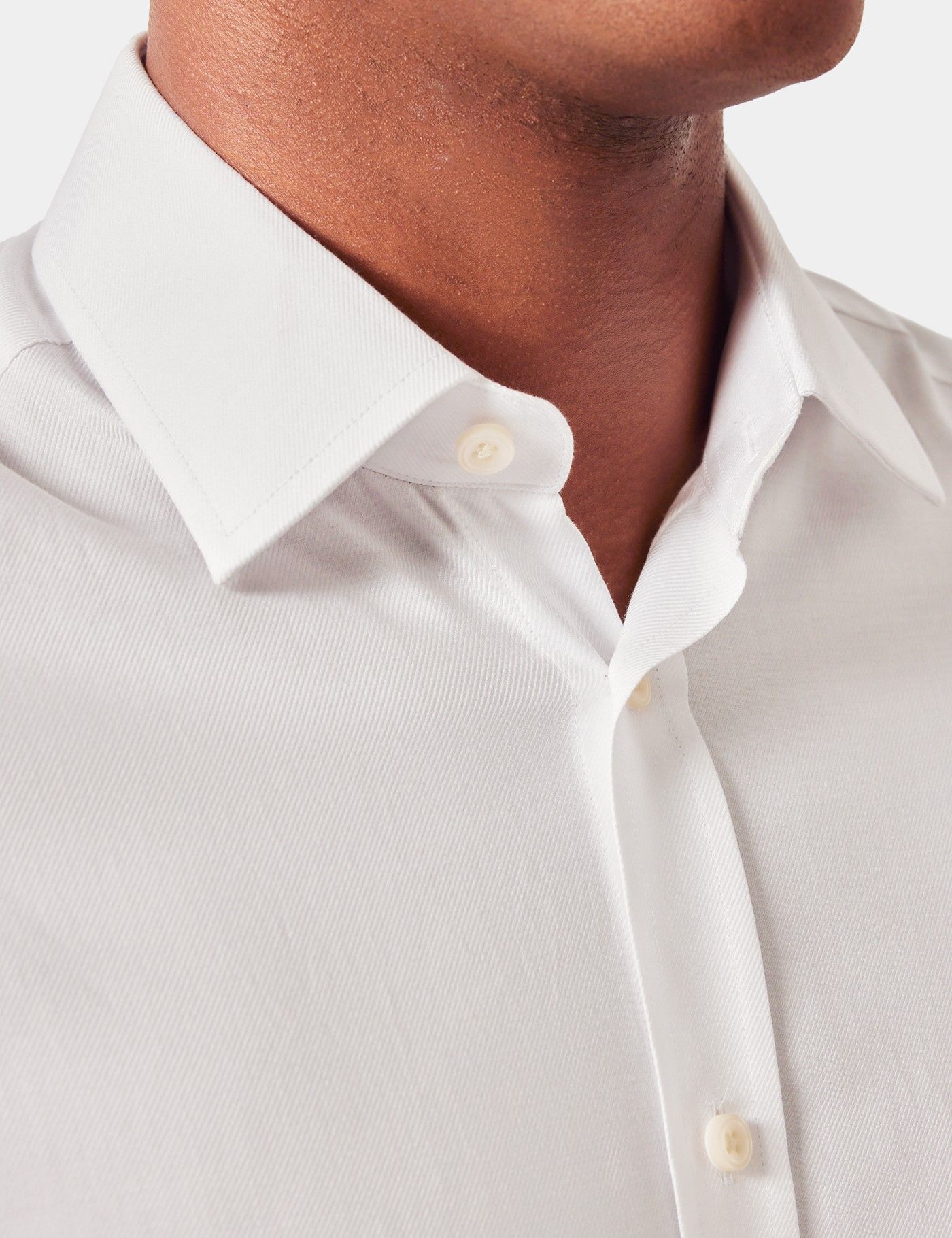 Slim Fit White Shirt - Short Sleeve-preview