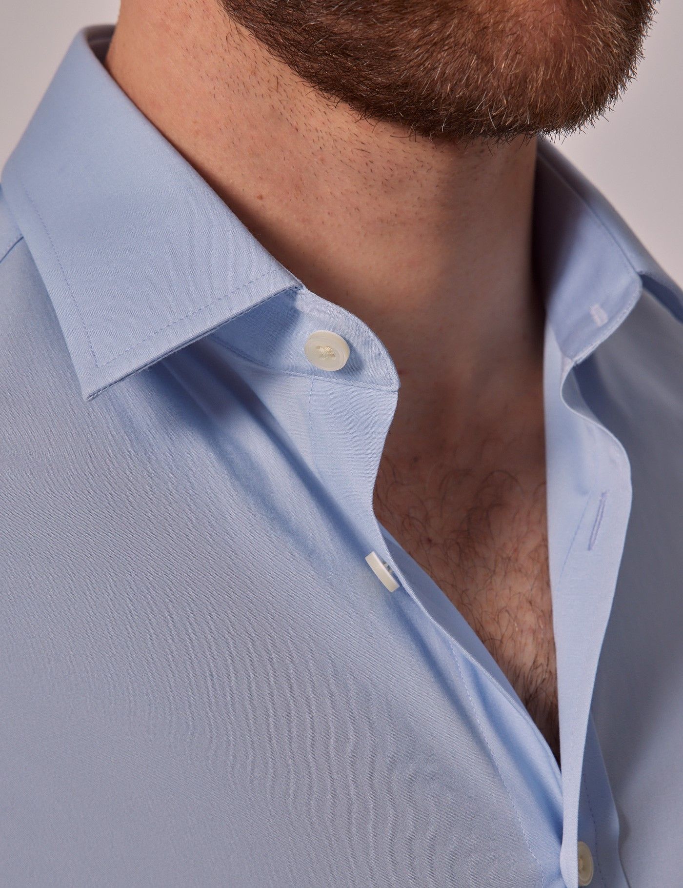 Slim Fit Blue Shirt - Short Sleeve-preview