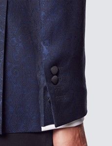 Navy Shawl Paisley Jacket-preview5