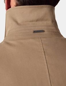 Khaki Rain Mac with Removable Lining