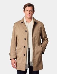 Khaki Rain Mac with Removable Lining