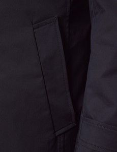 Navy Rain Mac with Removable Lining-preview3