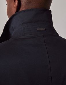Navy Rain Mac with Removable Lining-preview6