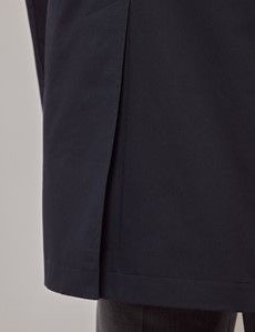 Navy Rain Mac with Removable Lining-preview8