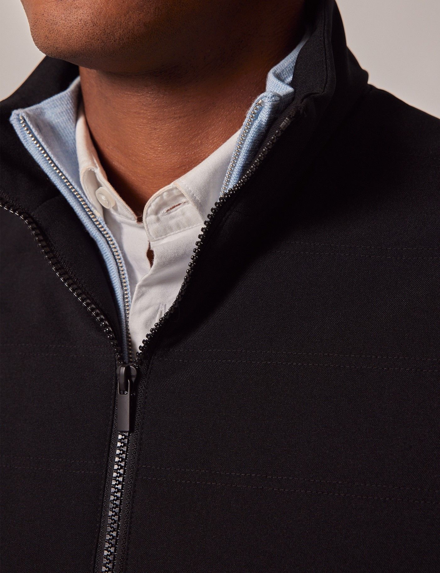 Black Quilted Vest-preview