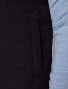 Navy Quilted Vest-preview2