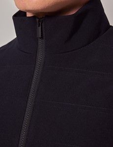 Navy Quilted Vest-preview4