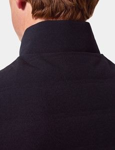 Navy Quilted Gilet