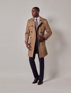 Khaki Beige Trench Coat-preview5