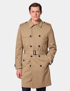 Khaki Beige Trench Coat-preview4