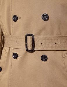 Khaki Beige Trench Coat-preview5