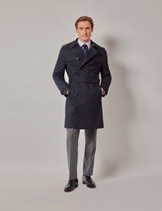 Navy Trench Coat