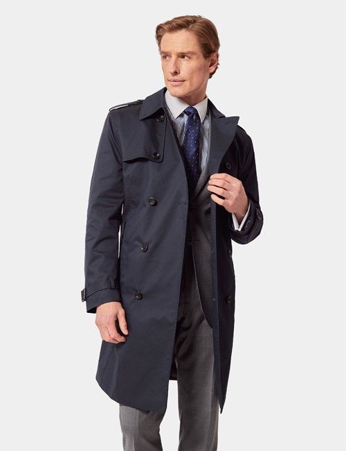 Navy Trench Coat