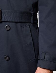 Navy Trench Coat