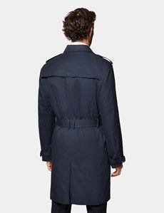 Navy Trench Coat