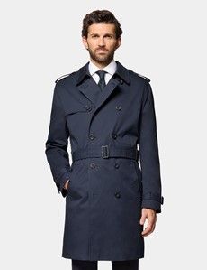 Navy Trench Coat