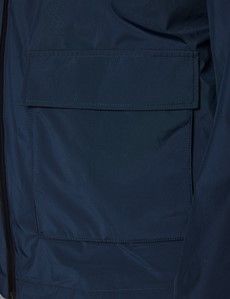 Navy Packaway Hooded Mac-preview12