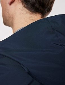 Navy Packaway Hooded Mac-preview8