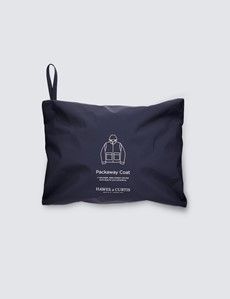 Navy Packaway Hooded Mac-preview1