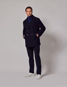 Navy Wool Peacoat-preview2