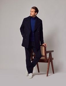 Navy Wool Peacoat-preview7