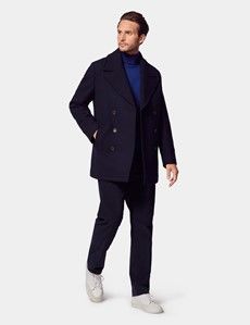 Navy Wool Peacoat-preview7
