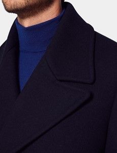 Navy Wool Peacoat-preview1