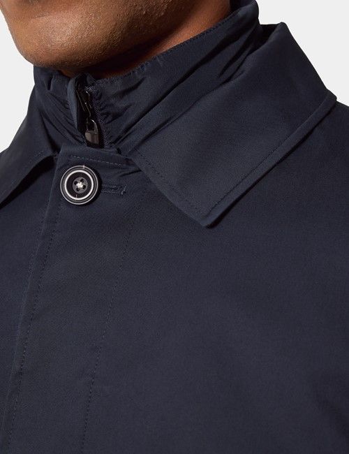 Slim Fit Green Piqué Polo Shirt - Long Sleeve