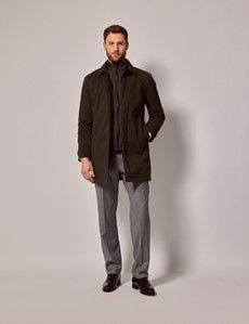 Olive Green Padded Mac