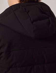 Black Hooded Padded Coat-preview6