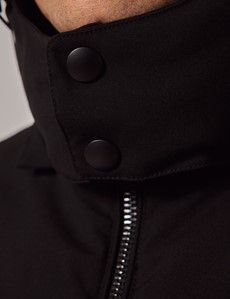 Black Hooded Padded Coat-preview8