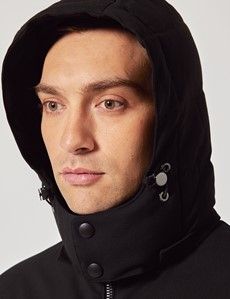 Black Hooded Padded Coat-preview9