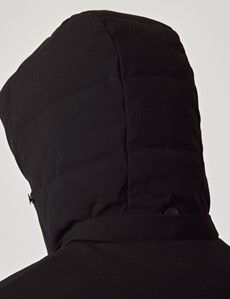 Black Hooded Padded Coat-preview11