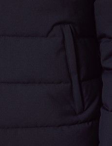 Navy Hooded Padded Coat-preview2