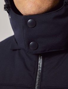 Navy Hooded Padded Coat-preview6