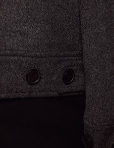 Grey Wool Harrington Jacket-preview7