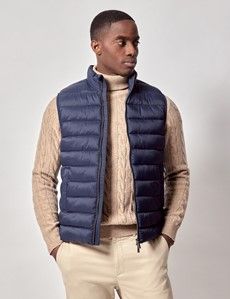 Navy Lightweight Gilet